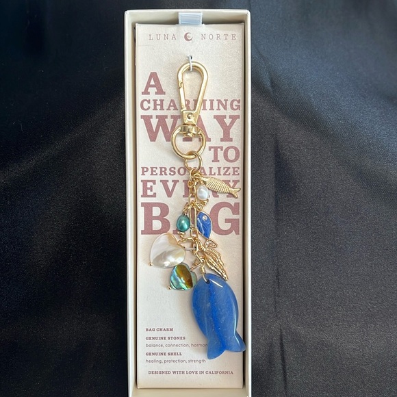 Luna Norte | Ocean Motif Bag Charm - Picture 1 of 11